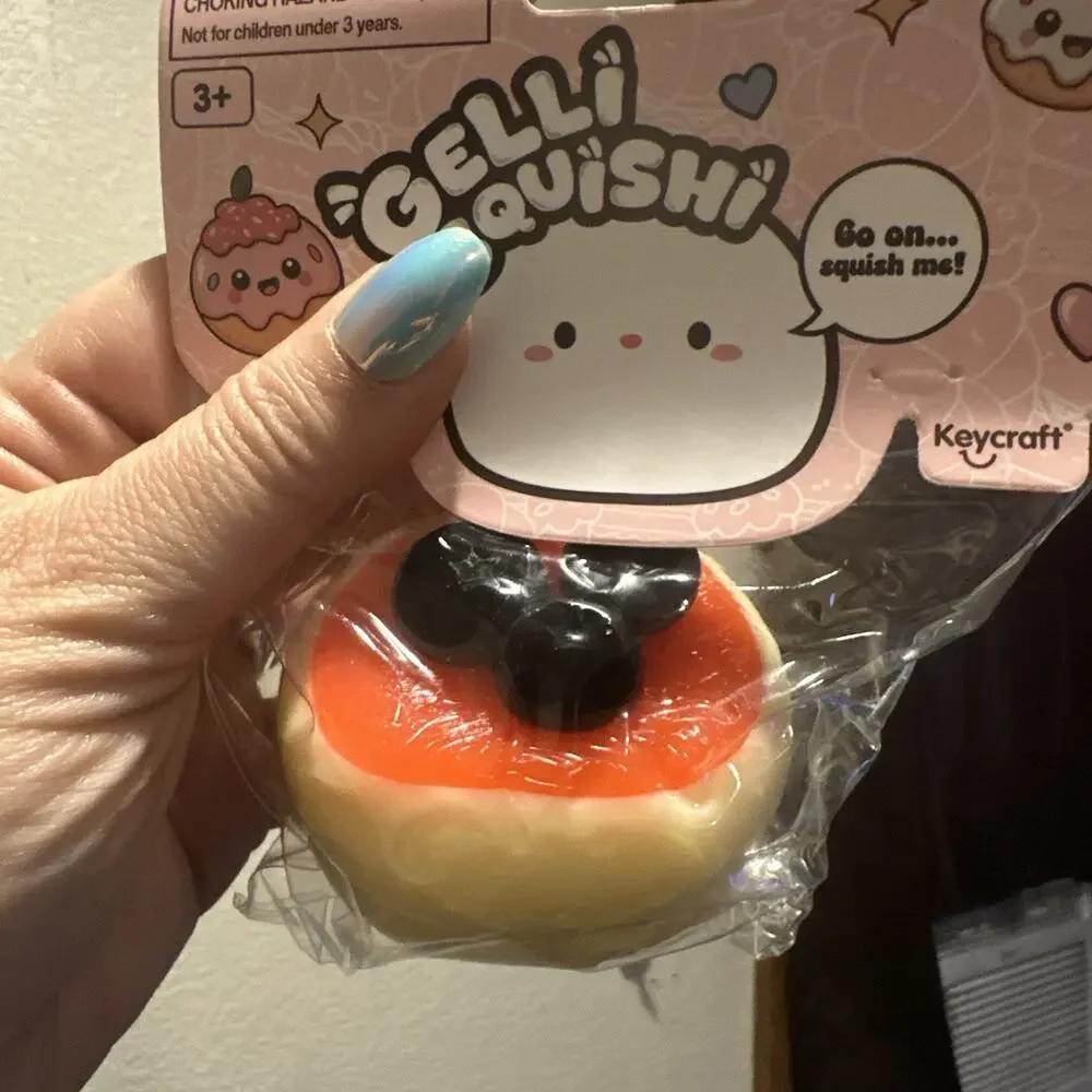 Keycraft Gelli Squishi Dessert Squishies Stress Toy Cake Dessert